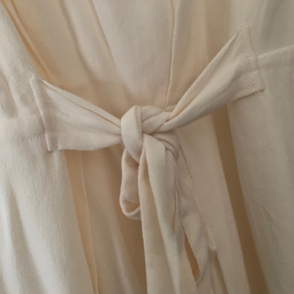 Zara Basic Collection Ivory Romper, Keyhole Loop,… - image 2